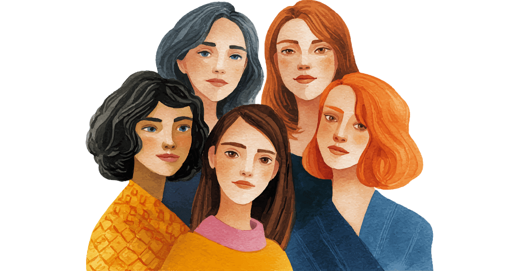 Feminizm na co dzień, grafika: AI