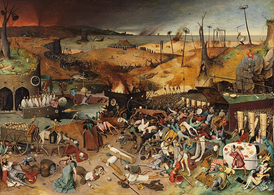 Triumf śmierci, Peter Bruegel, źródło: Wikimedia Commons